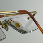 Cartier Love Rimless Glasses – Yellow Gold Plated Titanium