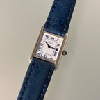 Cartier Tank PM blue Roman dial