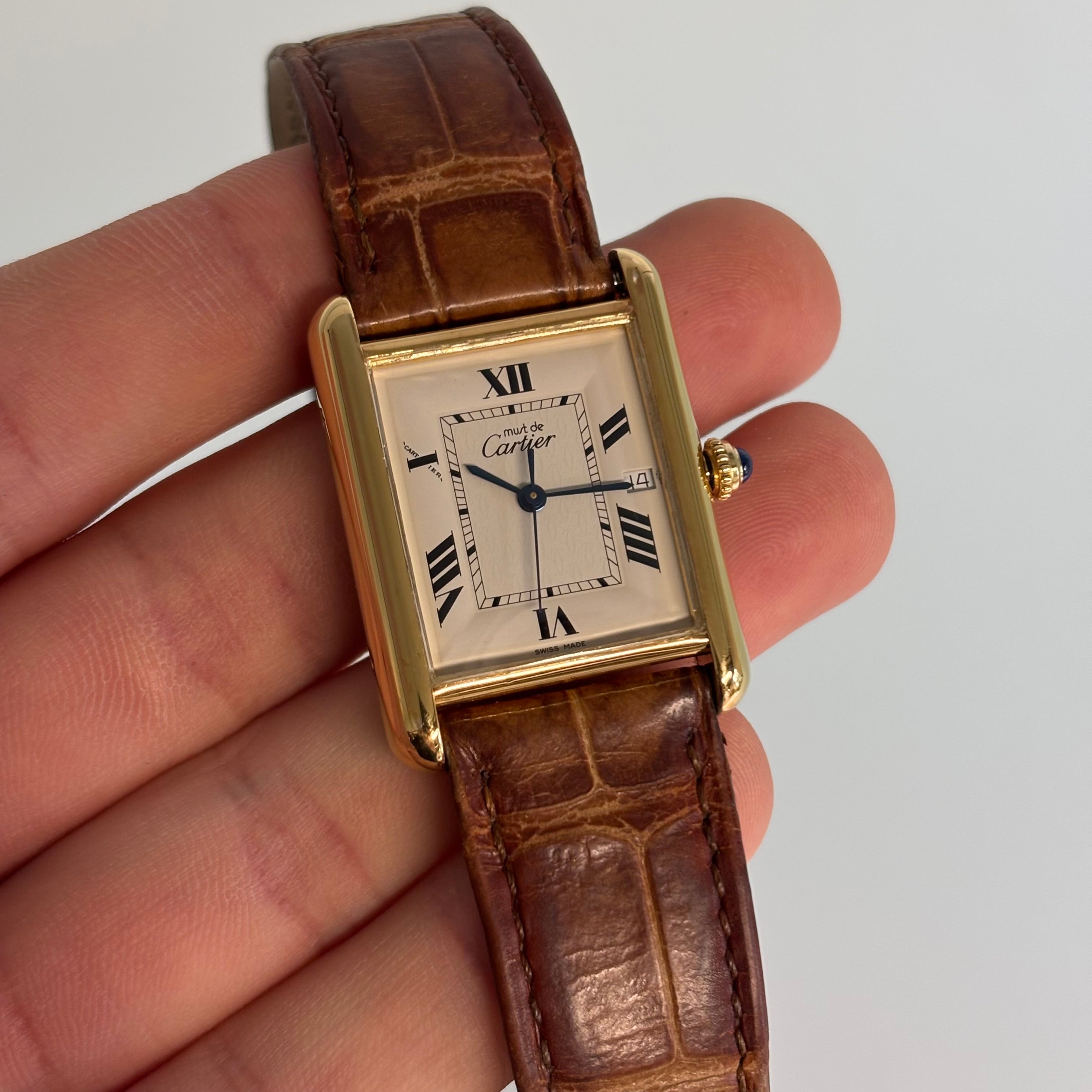 Cartier Tank XL with strap & clasp