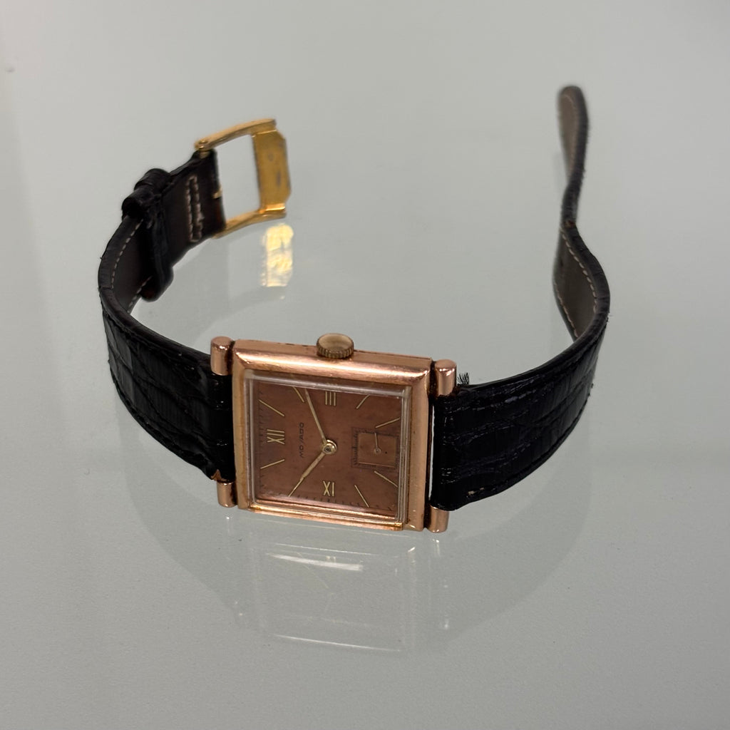Movado 14k rose gold filled with stunning dial
