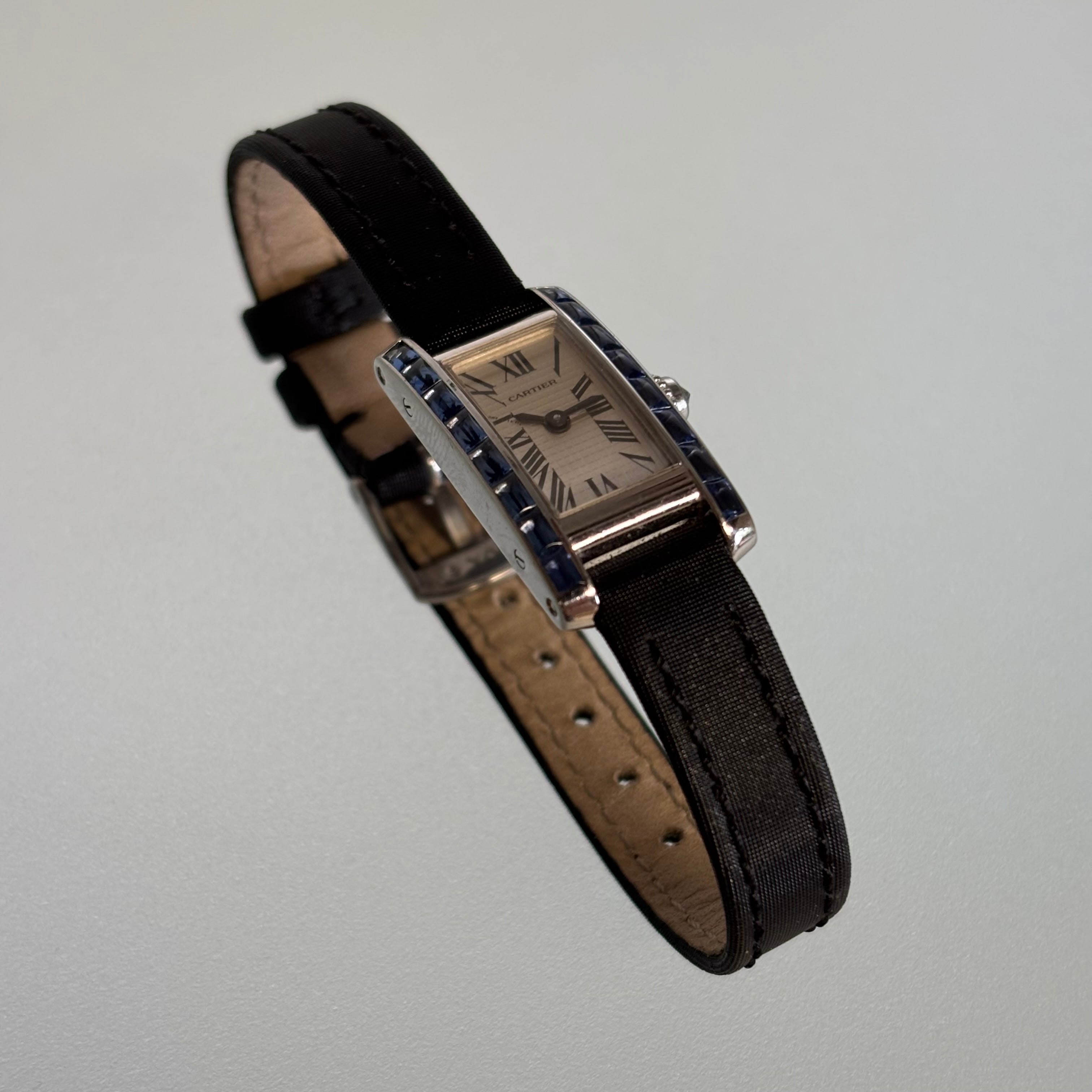 Cartier Tank Lanieres factory baguettes