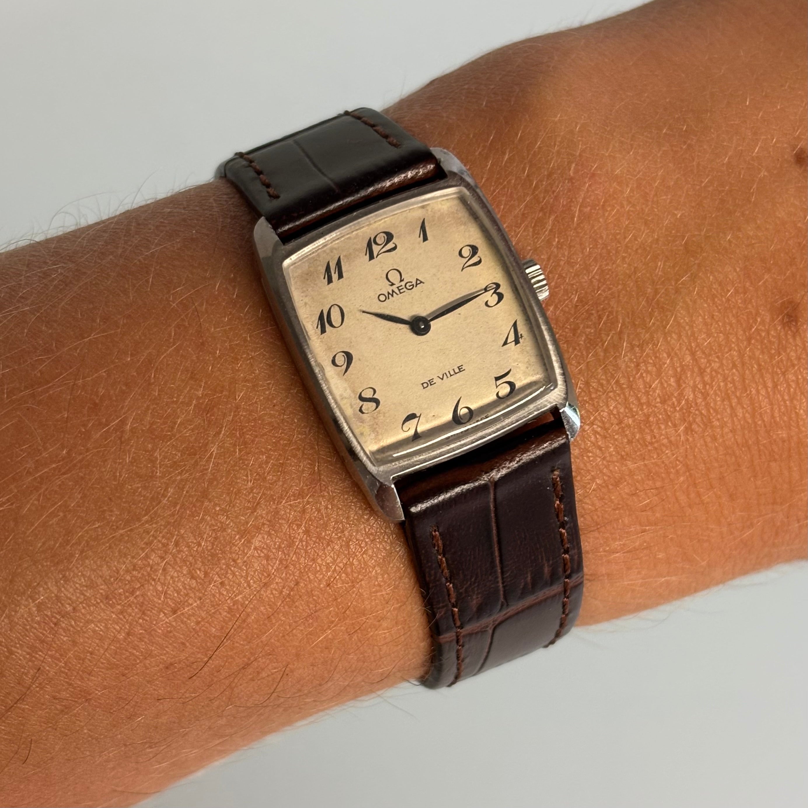 Omega De Ville Tank Breguet dial