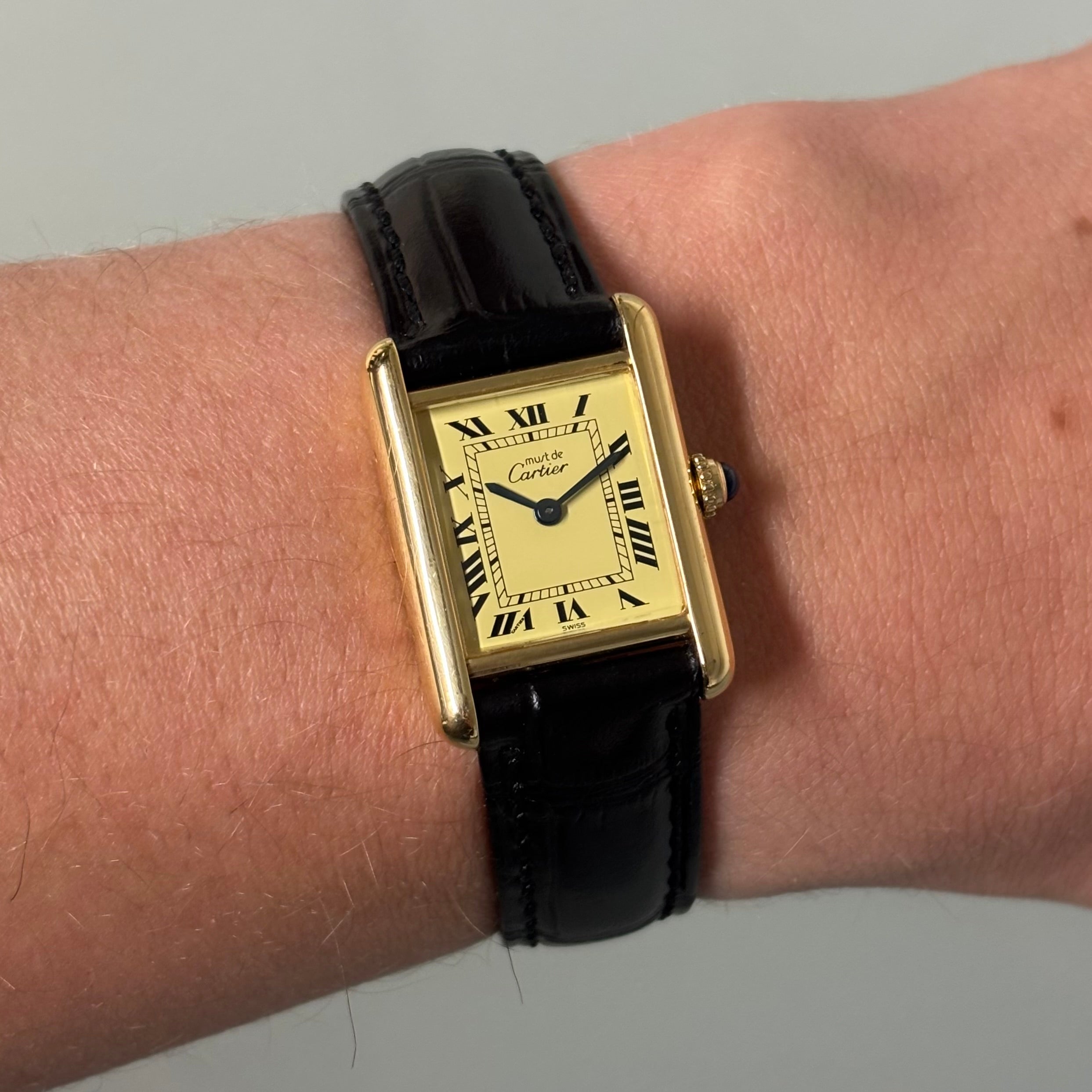Cartier Tank PM with original buckle