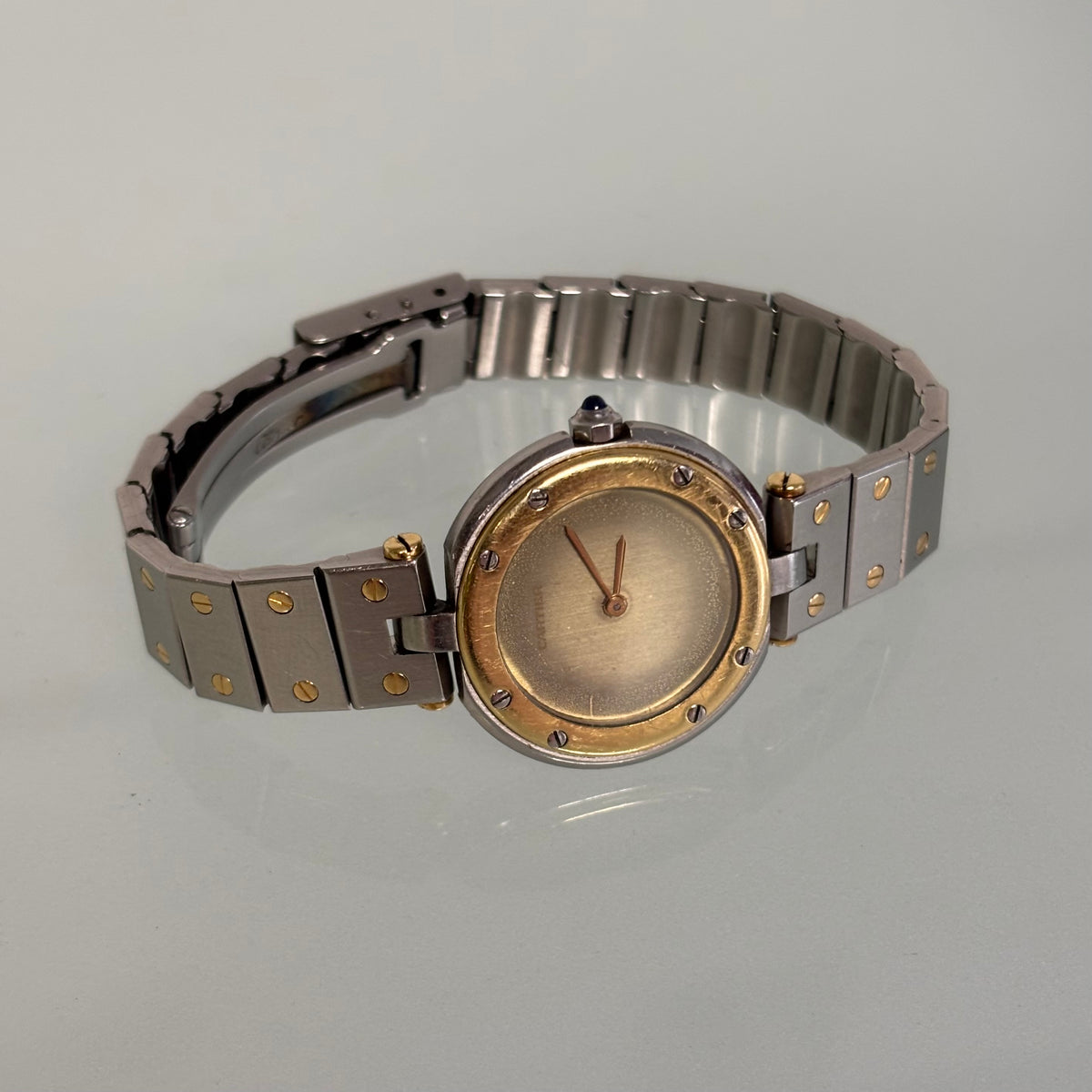 Cartier Santos Vendome Gold/Steel ghost dial