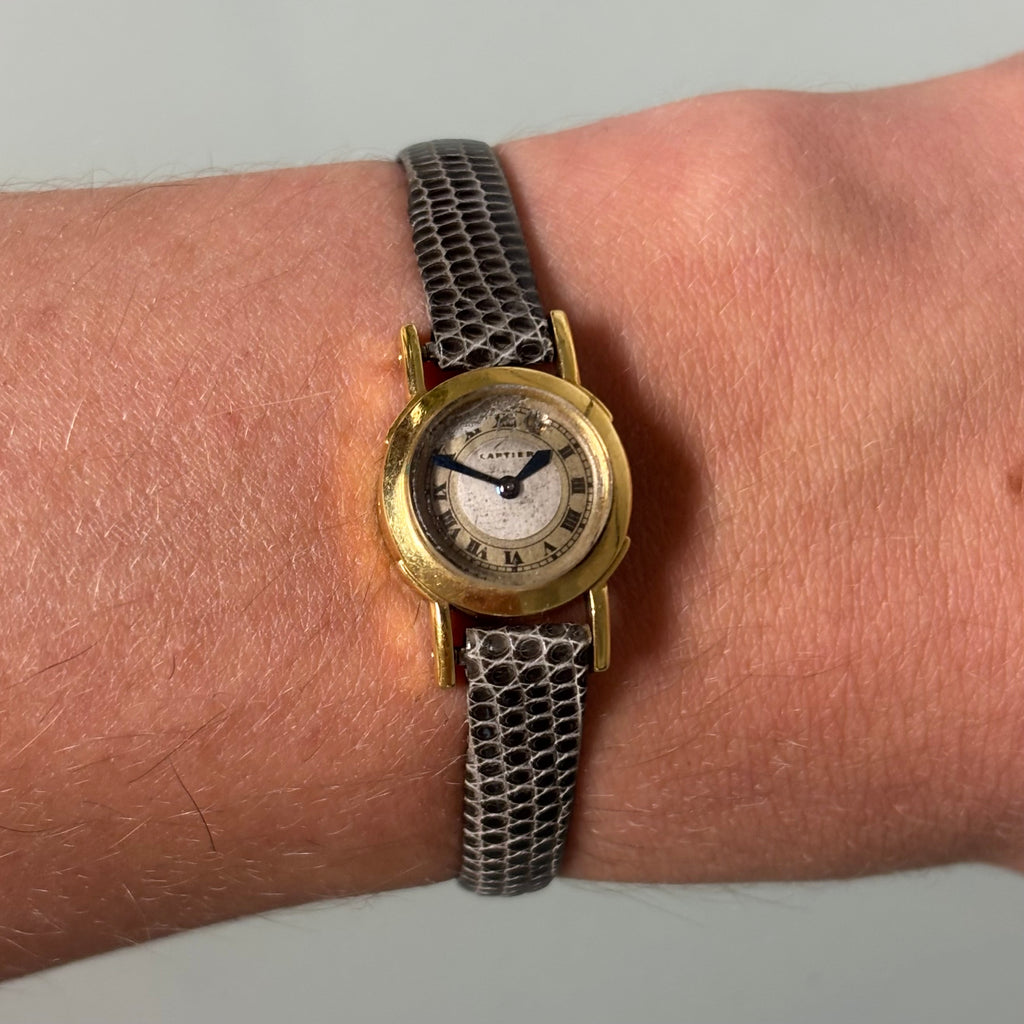 Cartier Jaeger LeCoultre Duoplan 18k