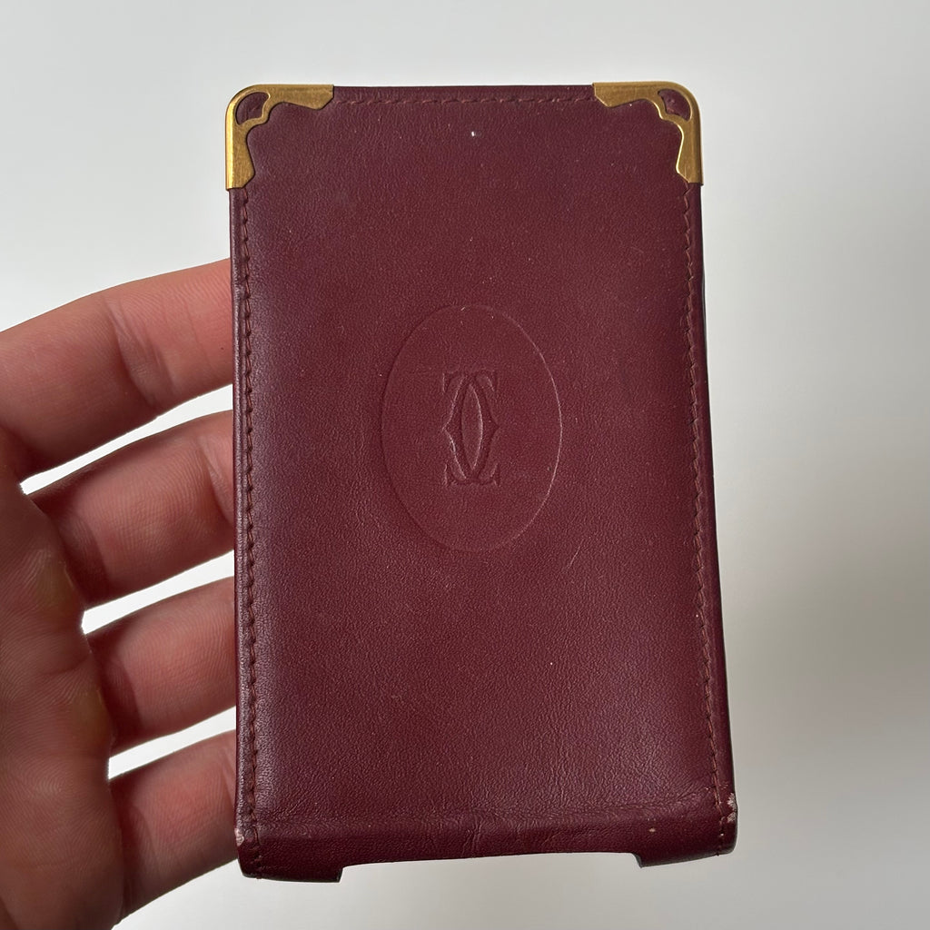 Cartier leather cigarette case