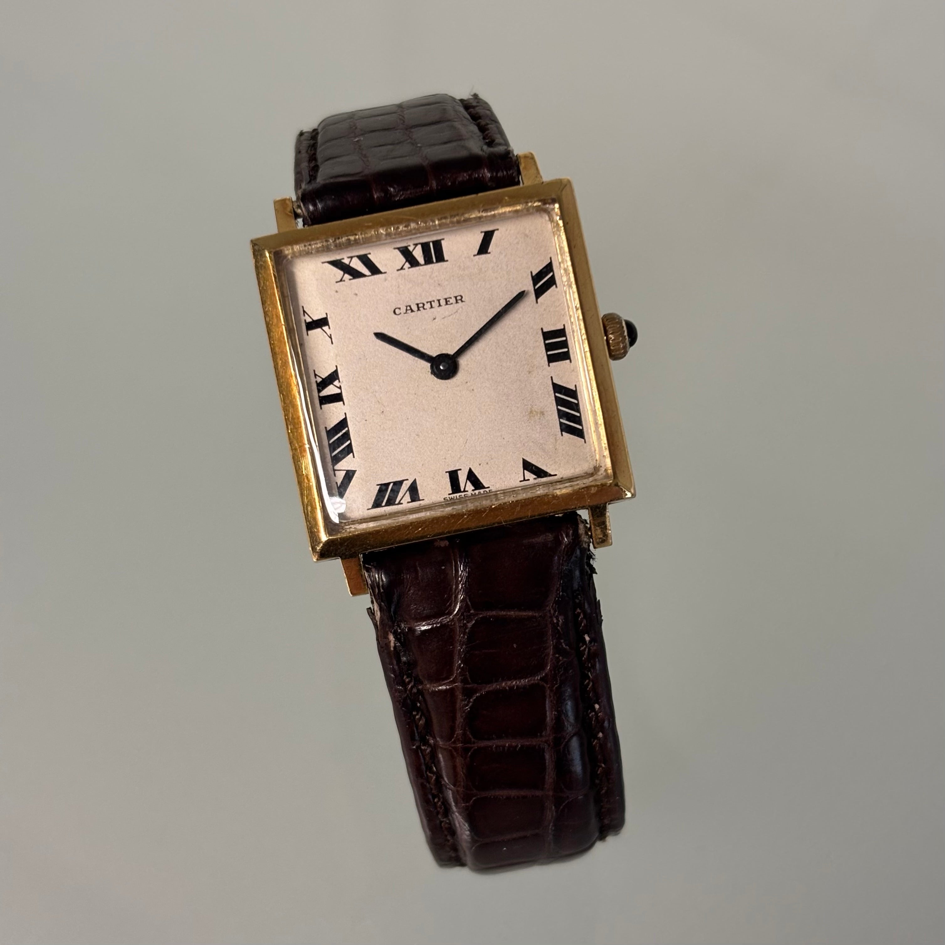 Cartier Bueche Girod 18k Square Tank
