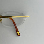 Cartier Love Round Glasses – Titanium with Gold Plating, Size 135