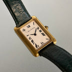 Alexis Barthelay Tank Watch – Silver with Gold Plating