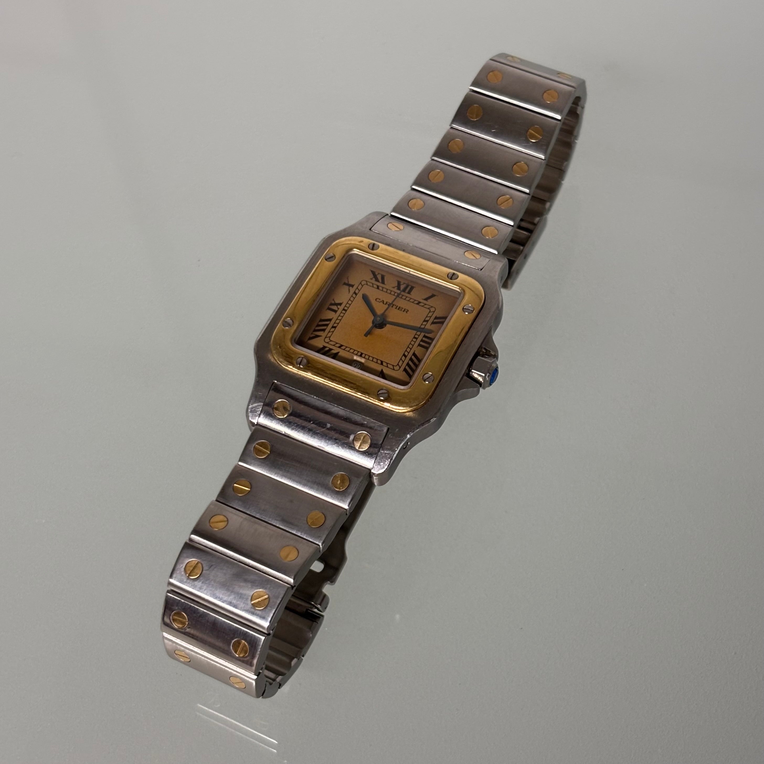 Cartier Santos Galbée GM Gold/Steel