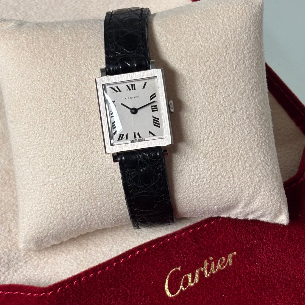 Cartier Bueche Girod White Gold Tank