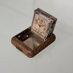 Tissot Golay fils & stahl double signed leather pocketwatch