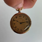 Cartier Factory Ruby Pocket Watch – 18K Gold Vintage Timepiece
