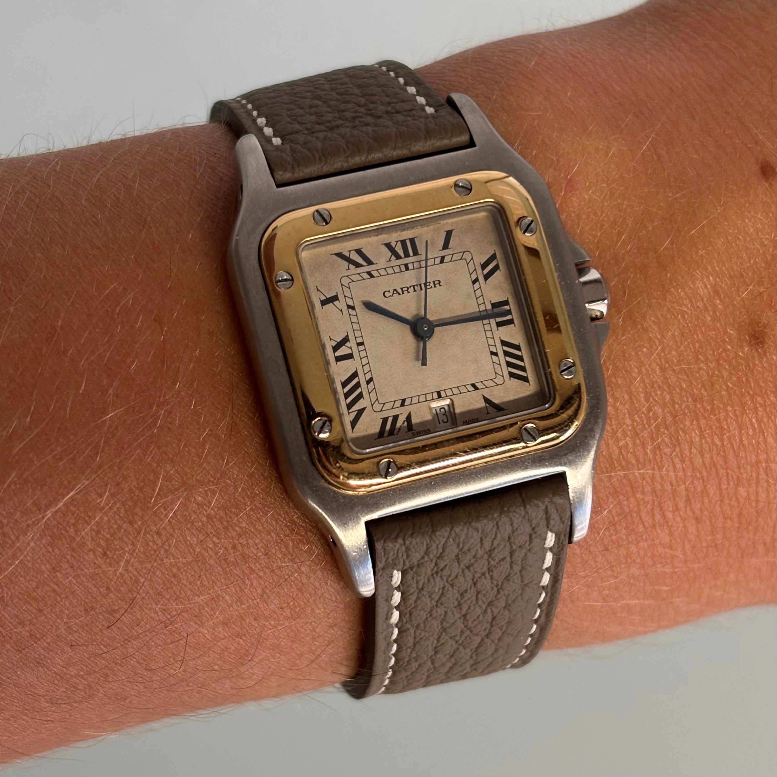 Cartier Santos GM with strap