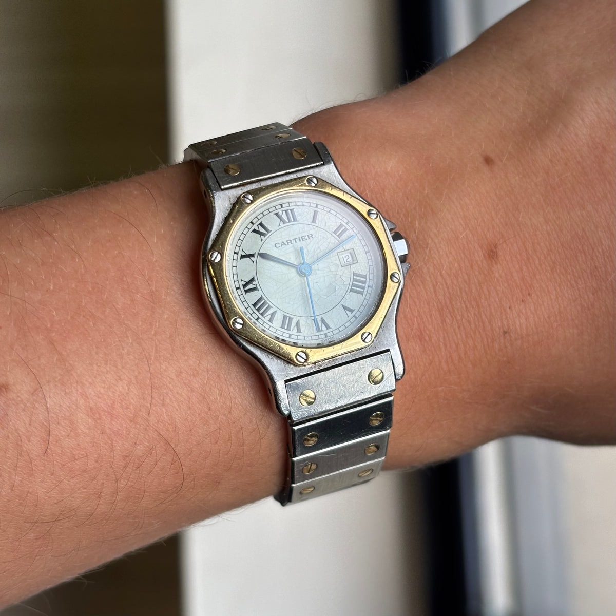 Cartier Santos Octagon GM Gold/Steel Automatic