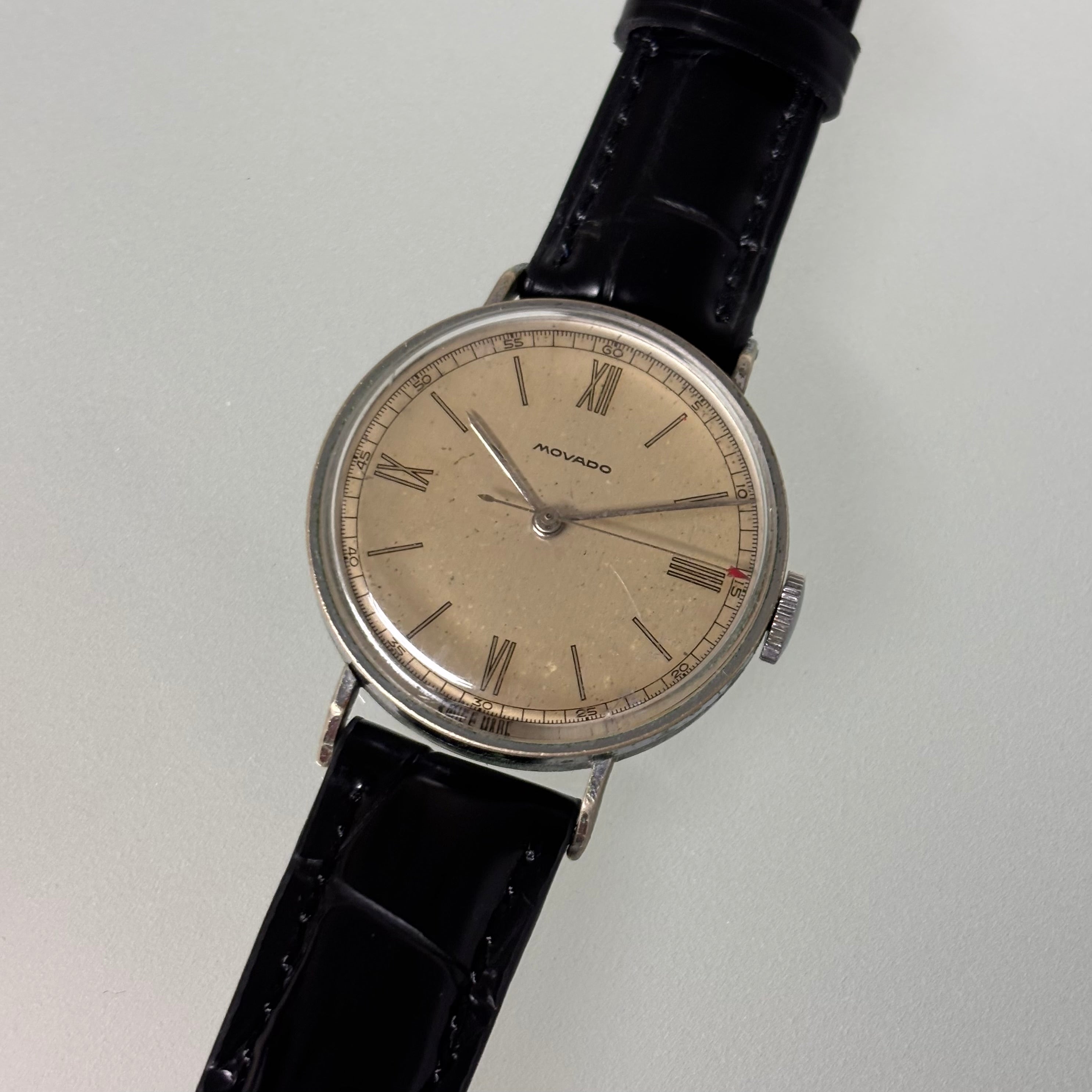 Movado steel rare bullet case