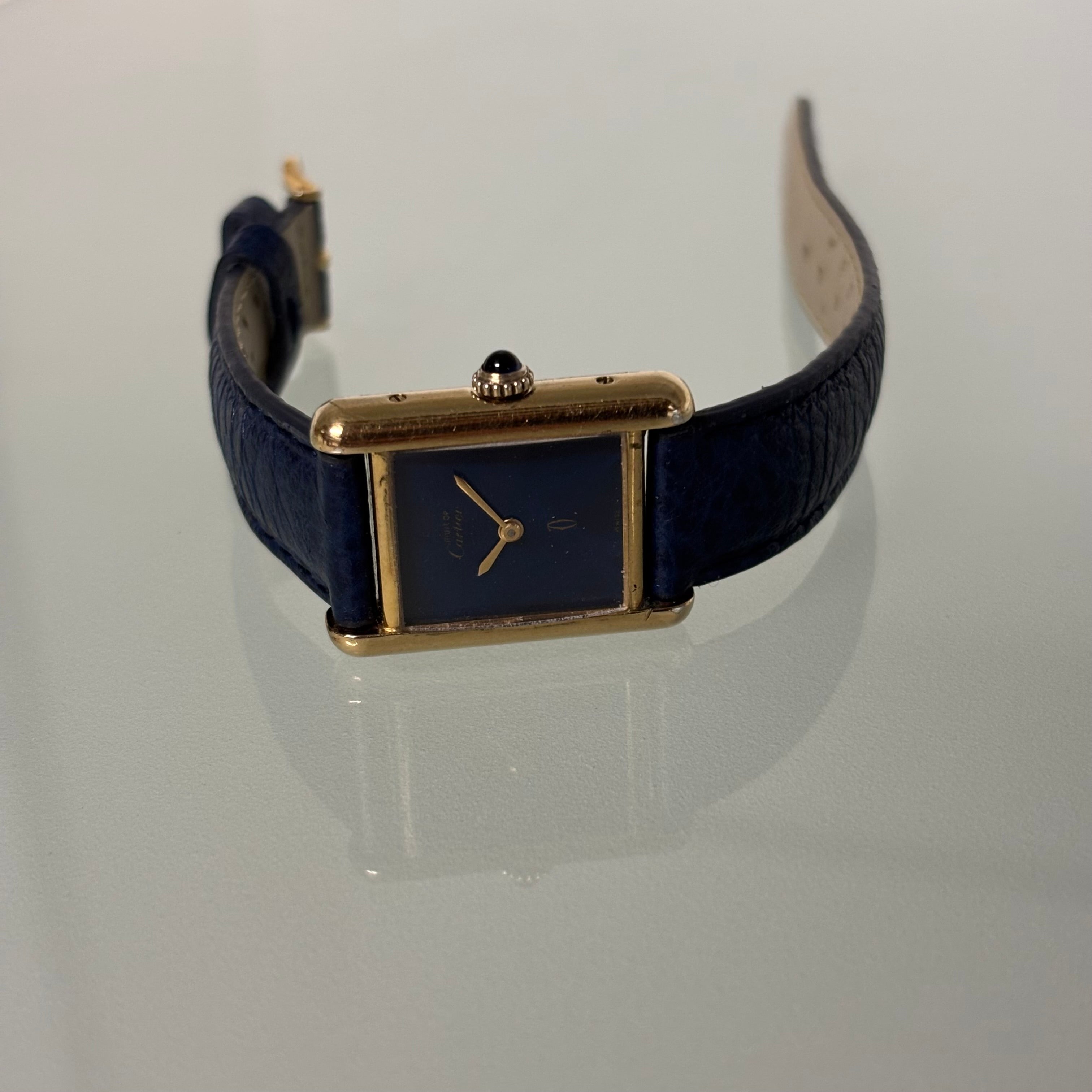 Cartier Tank Pm Lapis lacquer dial