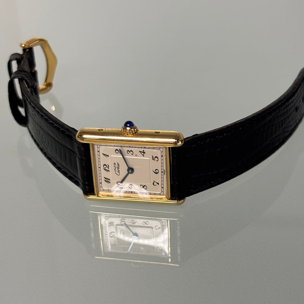 Cartier Tank Breguet GM with original buckle