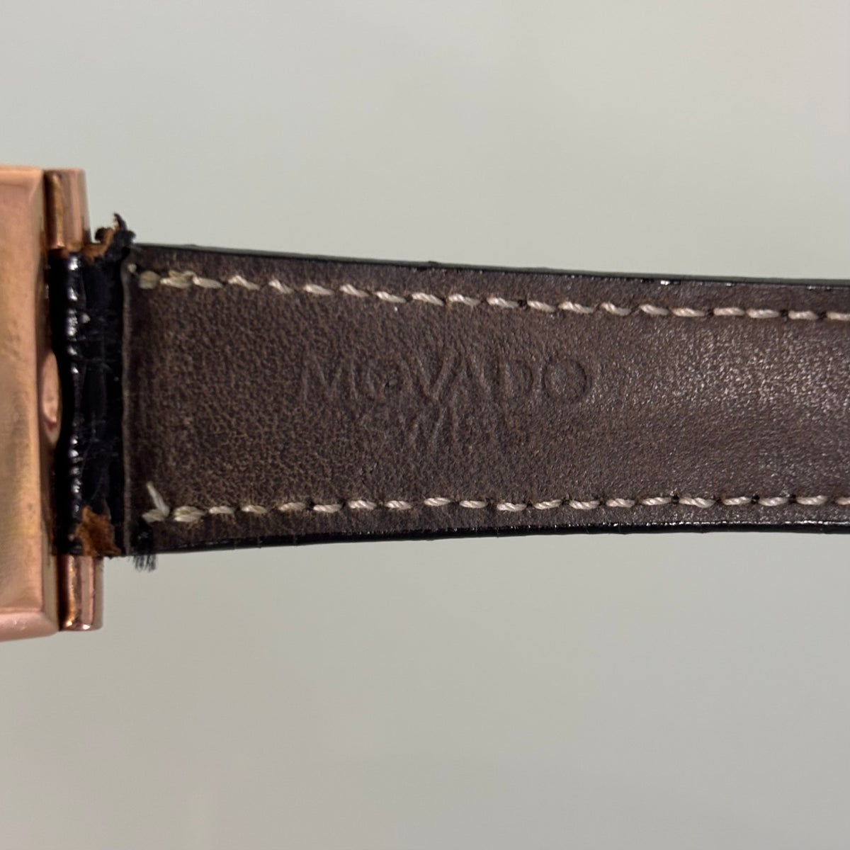 Movado 14k rose gold filled with stunning dial