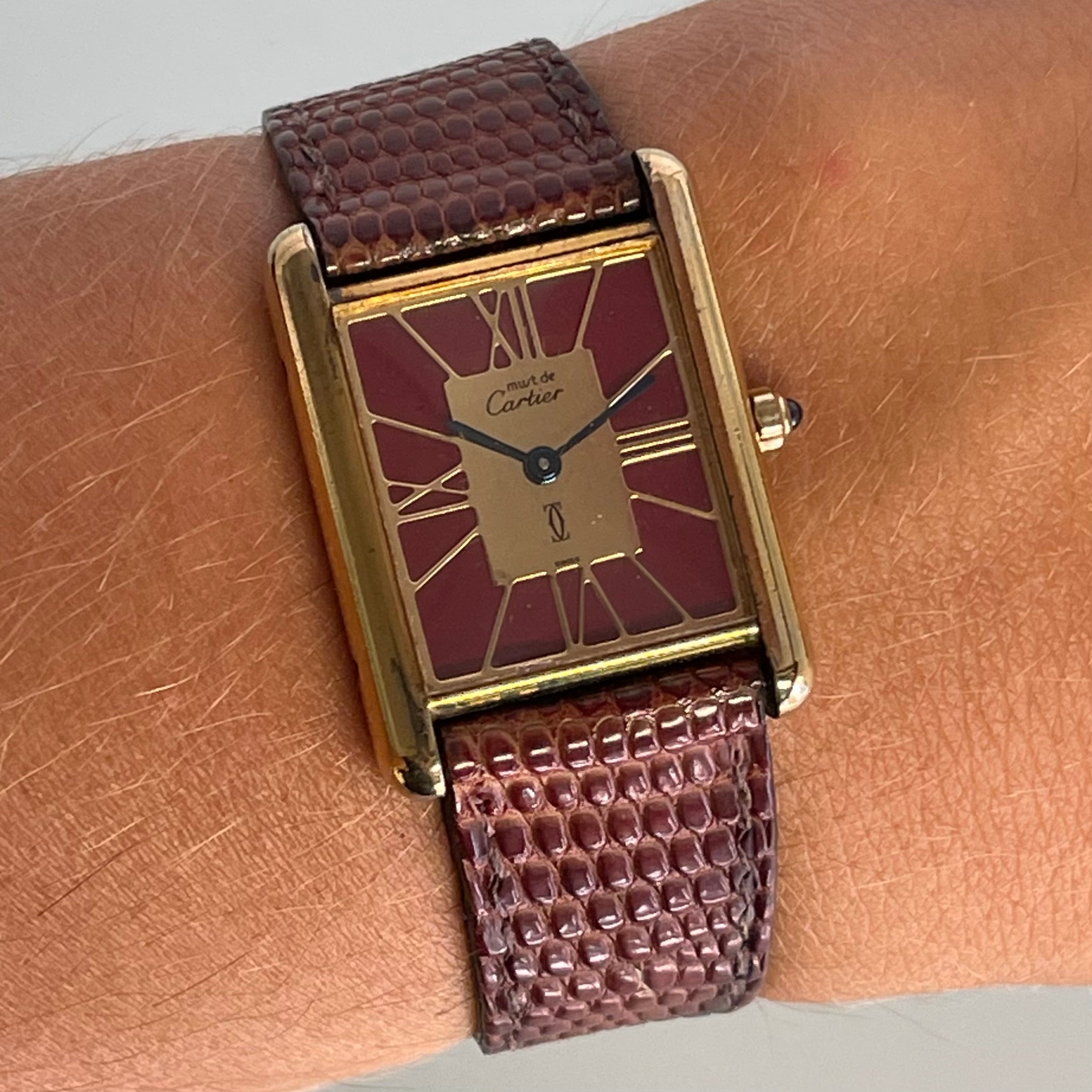 Cartier Tank GM Bordeaux