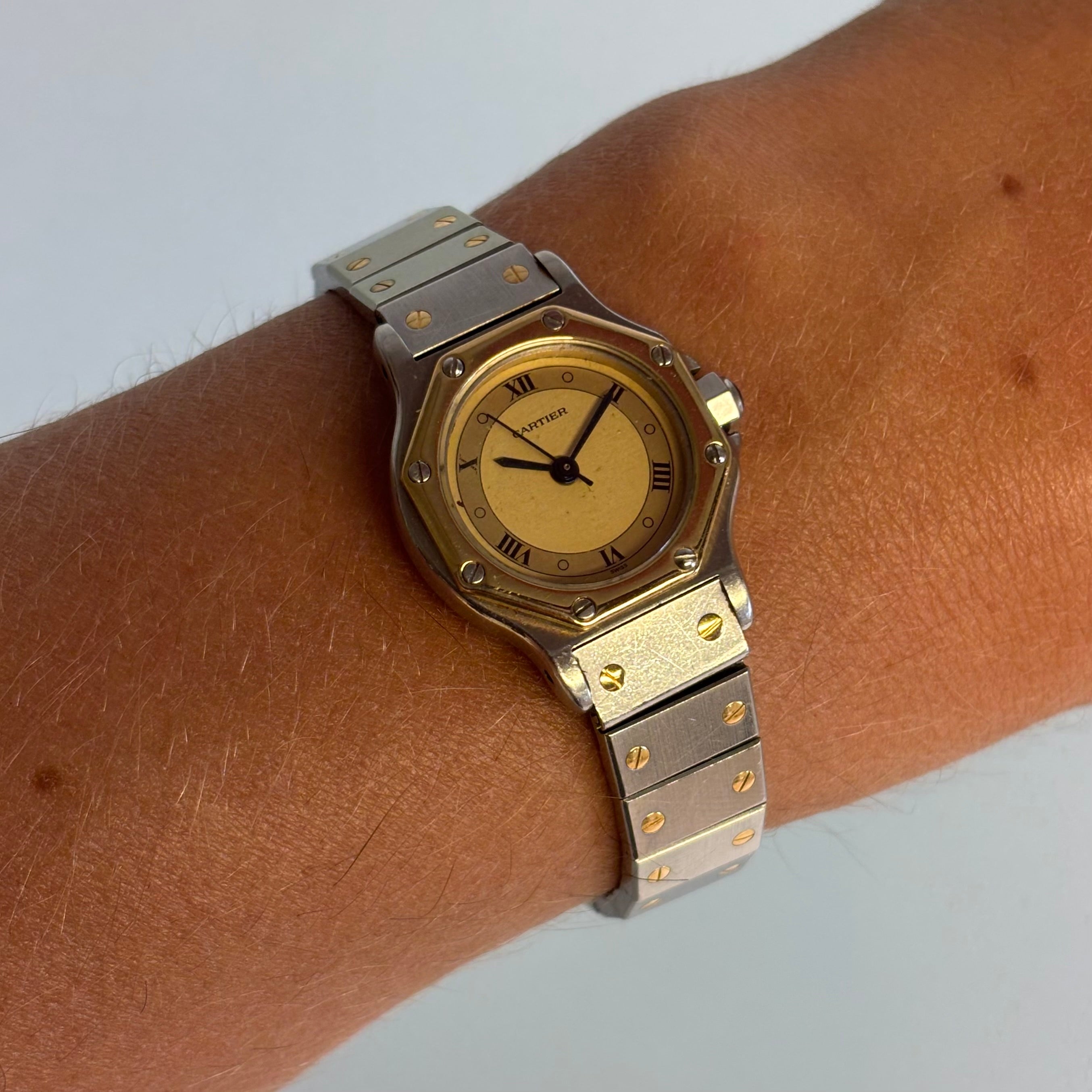 Cartier Santos Octagon PM rare dial