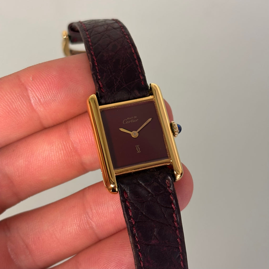 Cartier Tank PM with original strap & buckle