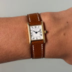 Cartier Tank 1960s with original 18k deployant & box