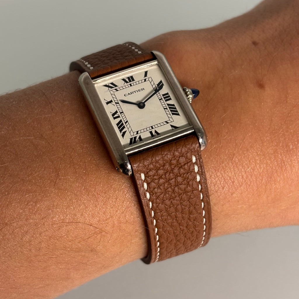 Cartier Tank Ref. 78086 White Gold Vintage Watch – Full Set