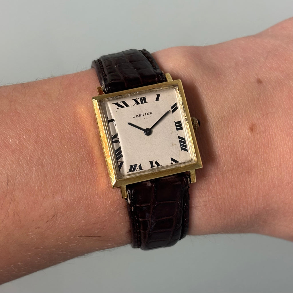 Cartier Bueche Girod 18k Square Tank