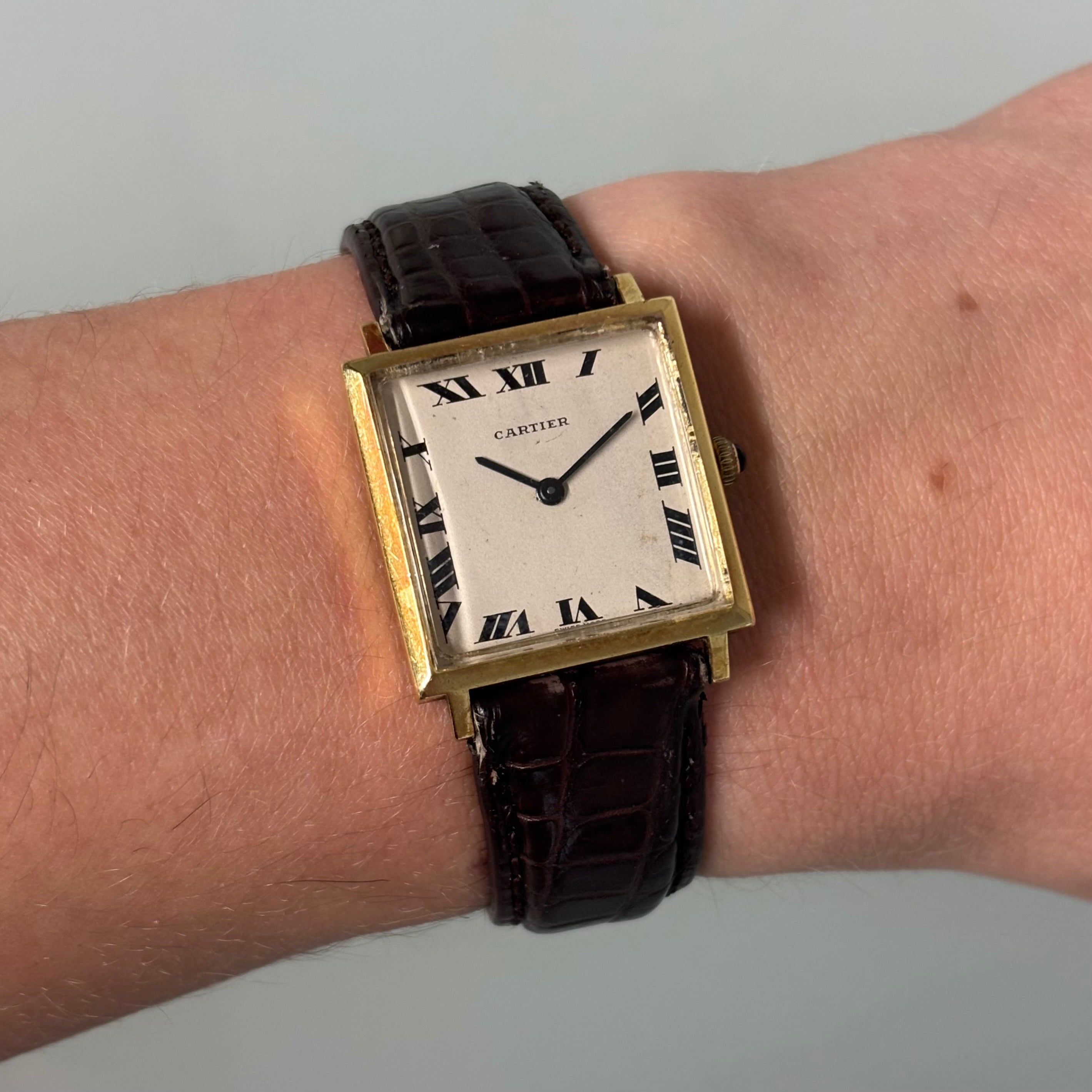 Cartier Bueche Girod 18k Square Tank