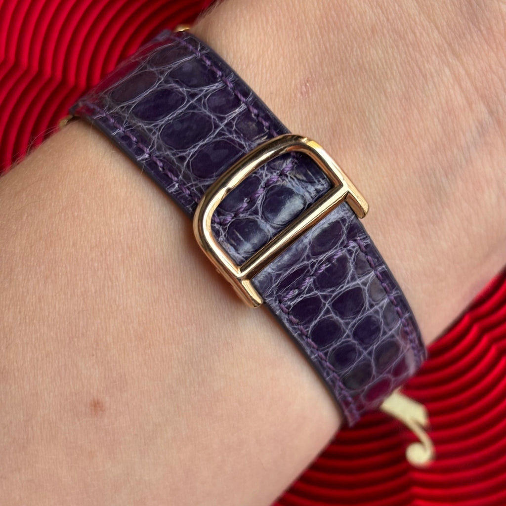 Piaget × Cartier Wristwatch – 18K Yellow Gold, Guilloche Dial