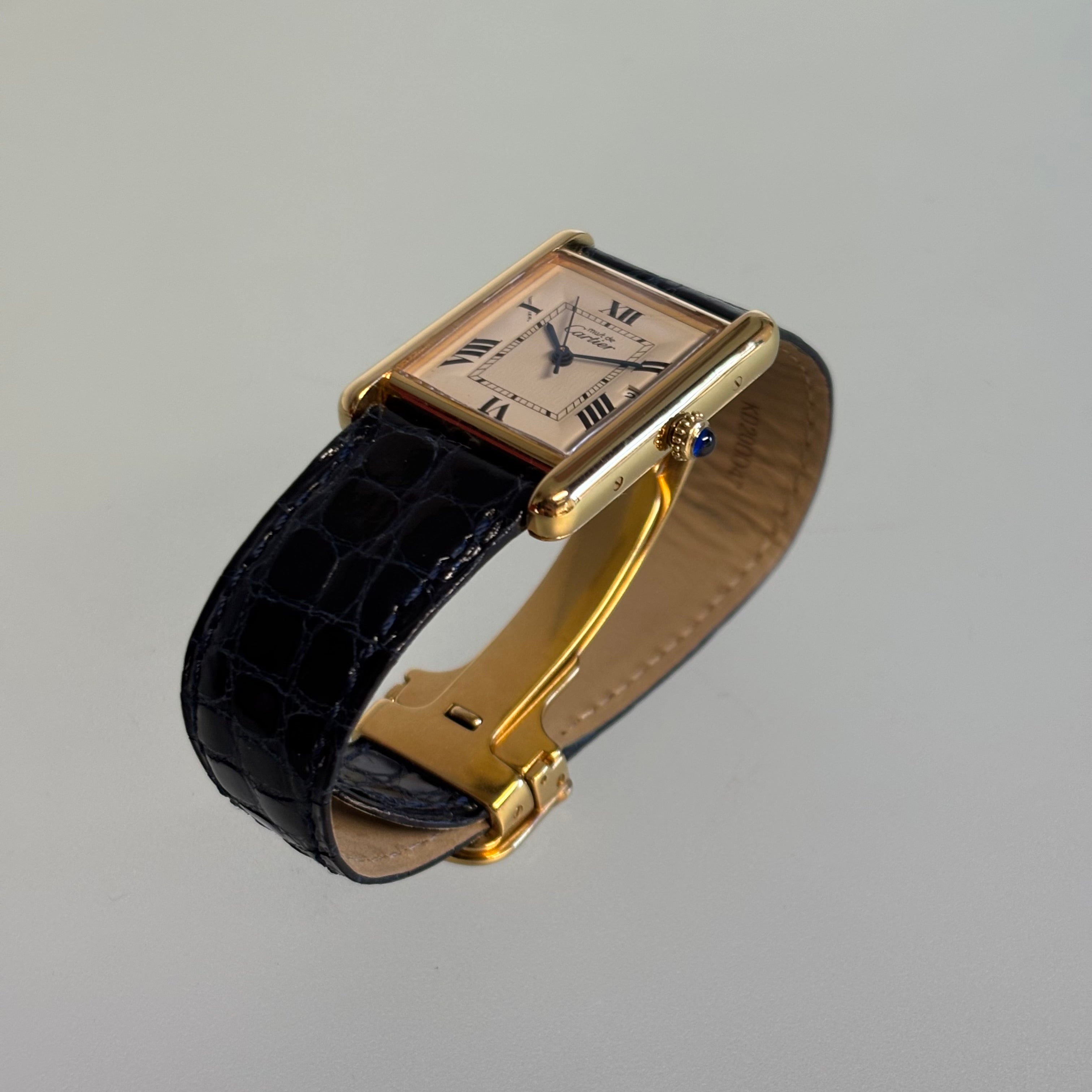 Cartier Tank XL with original strap & clasp