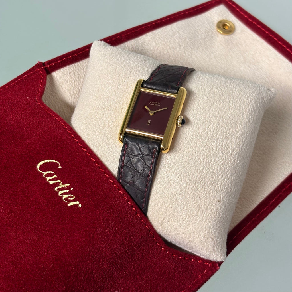 Cartier Tank PM with original strap & buckle
