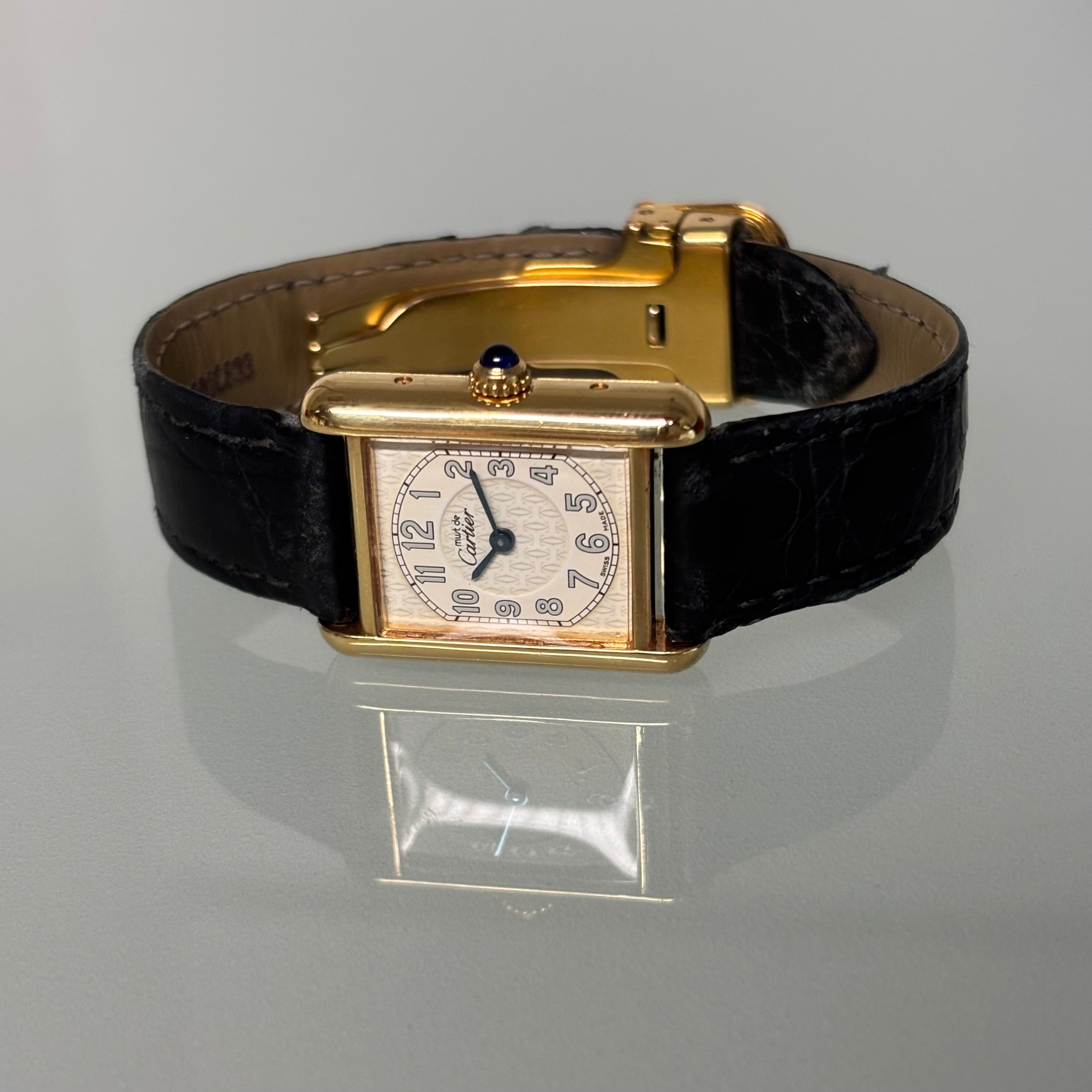 Cartier Tank MM with original strap & clasp