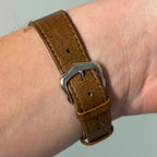 Movado Cartier signed Kingmatic with strap & buckle