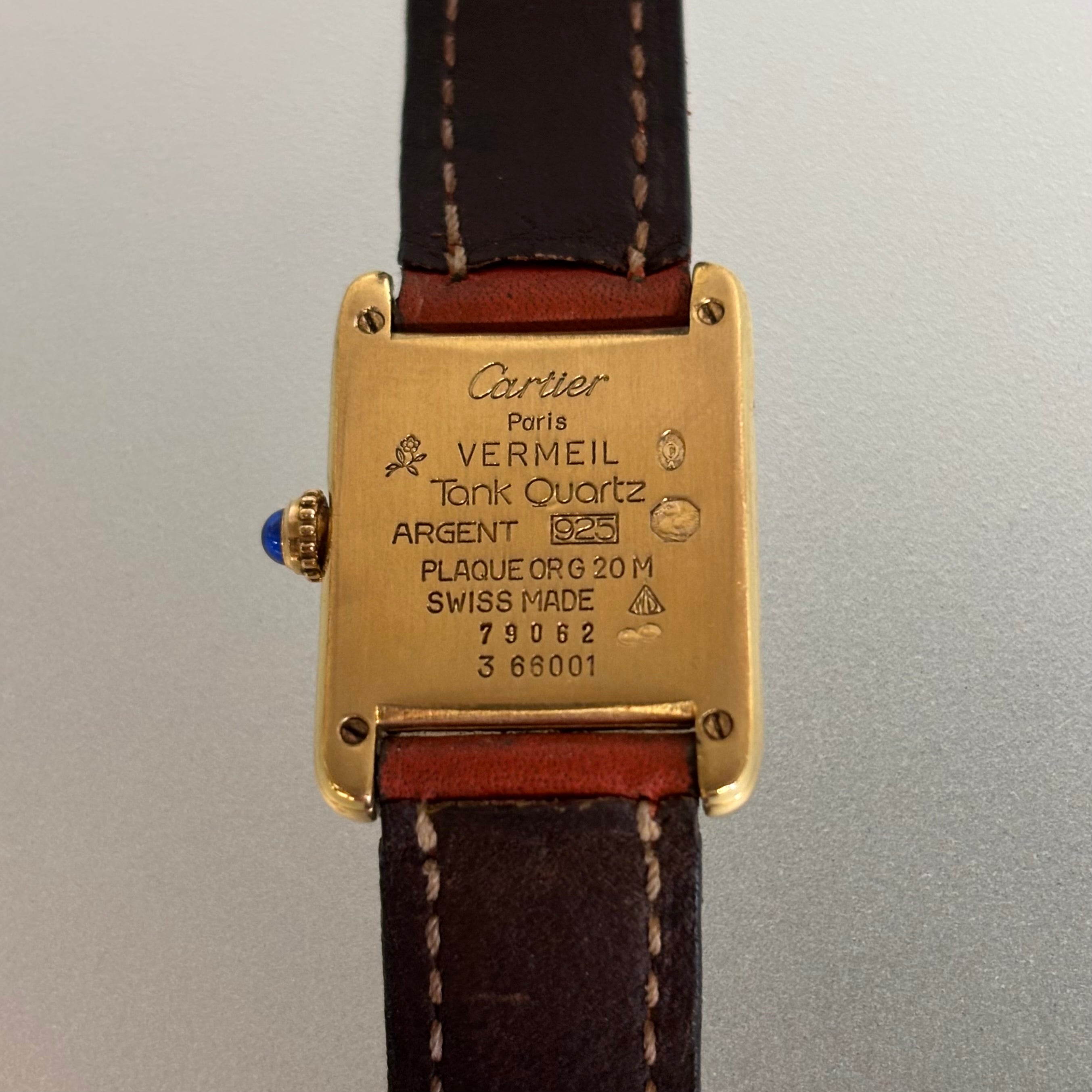 Cartier Tank PM with buckle