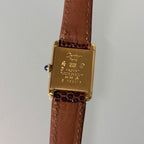 Cartier Tank PM sunburst dial