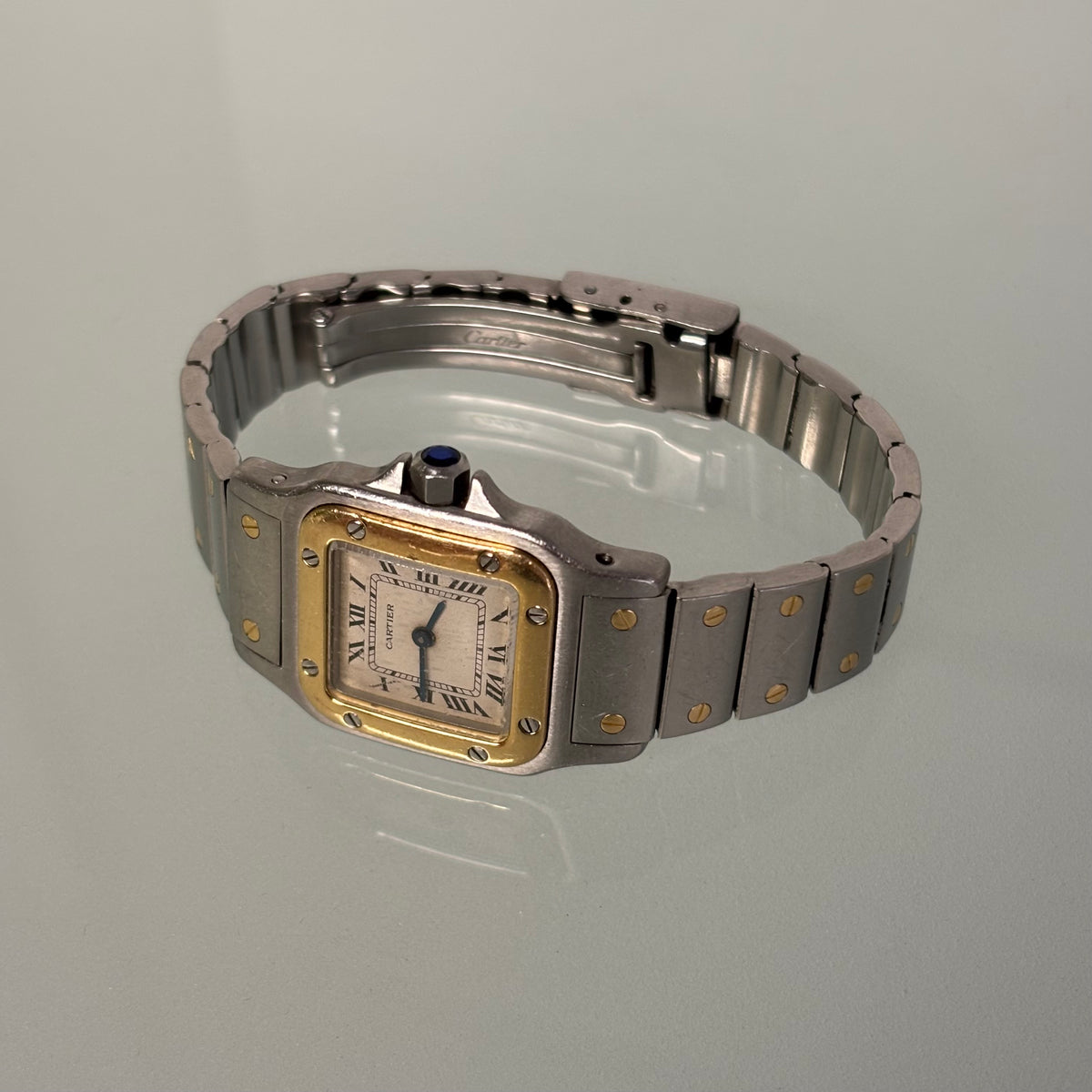Cartier Santos Galbée Gold/Steel Petit Model