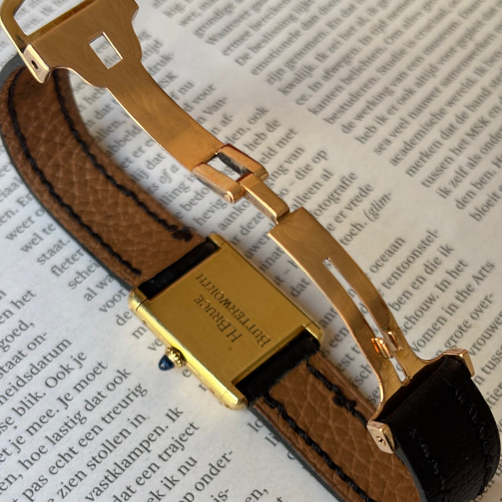 Cartier Tank GM “New York” with clasp