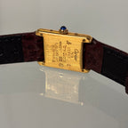 Cartier Tank champagne PM with original buckle