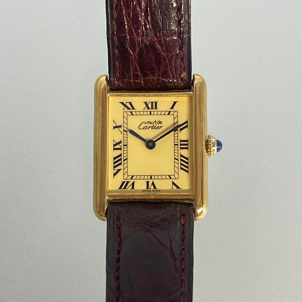 Cartier tank GM with strap and buckle