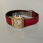 Cartier Santos Galbée PM with original strap & clasp
