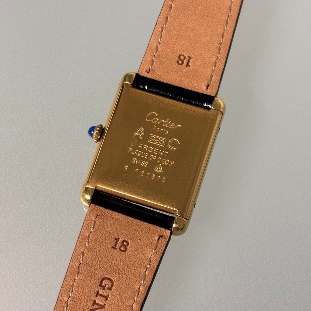 Must de Cartier Lemon dial GM hand wound