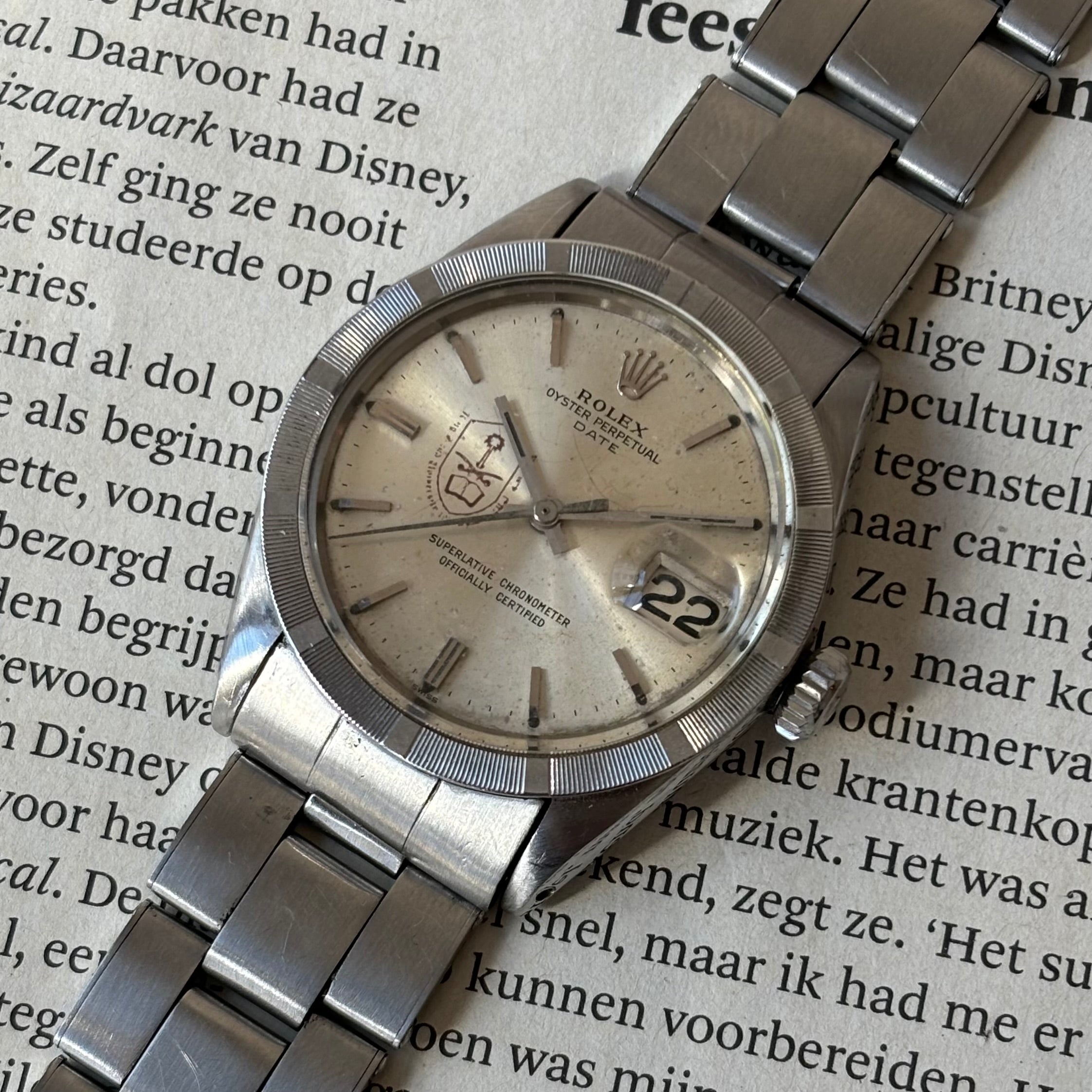 Rolex Date Ref. 1500 – Saudi University Dial, 34 mm Vintage