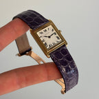 Piaget × Cartier Wristwatch – 18K Yellow Gold, Guilloche Dial