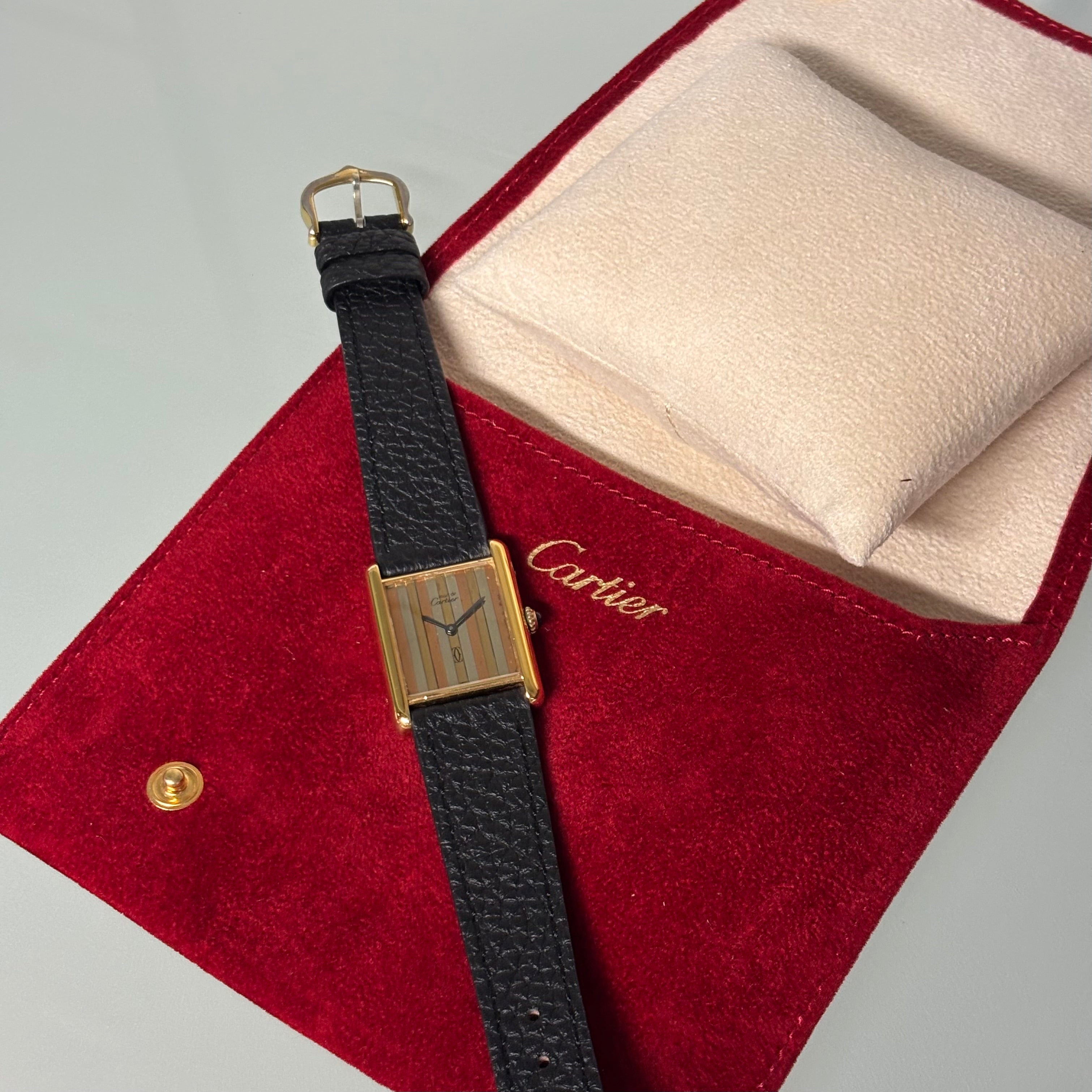 Must De Cartier tank GM trinity