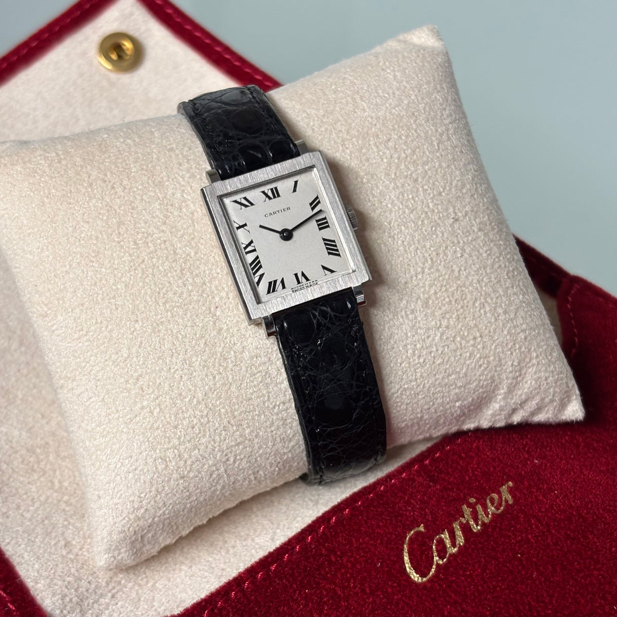 Cartier Bueche Girod White Gold Tank