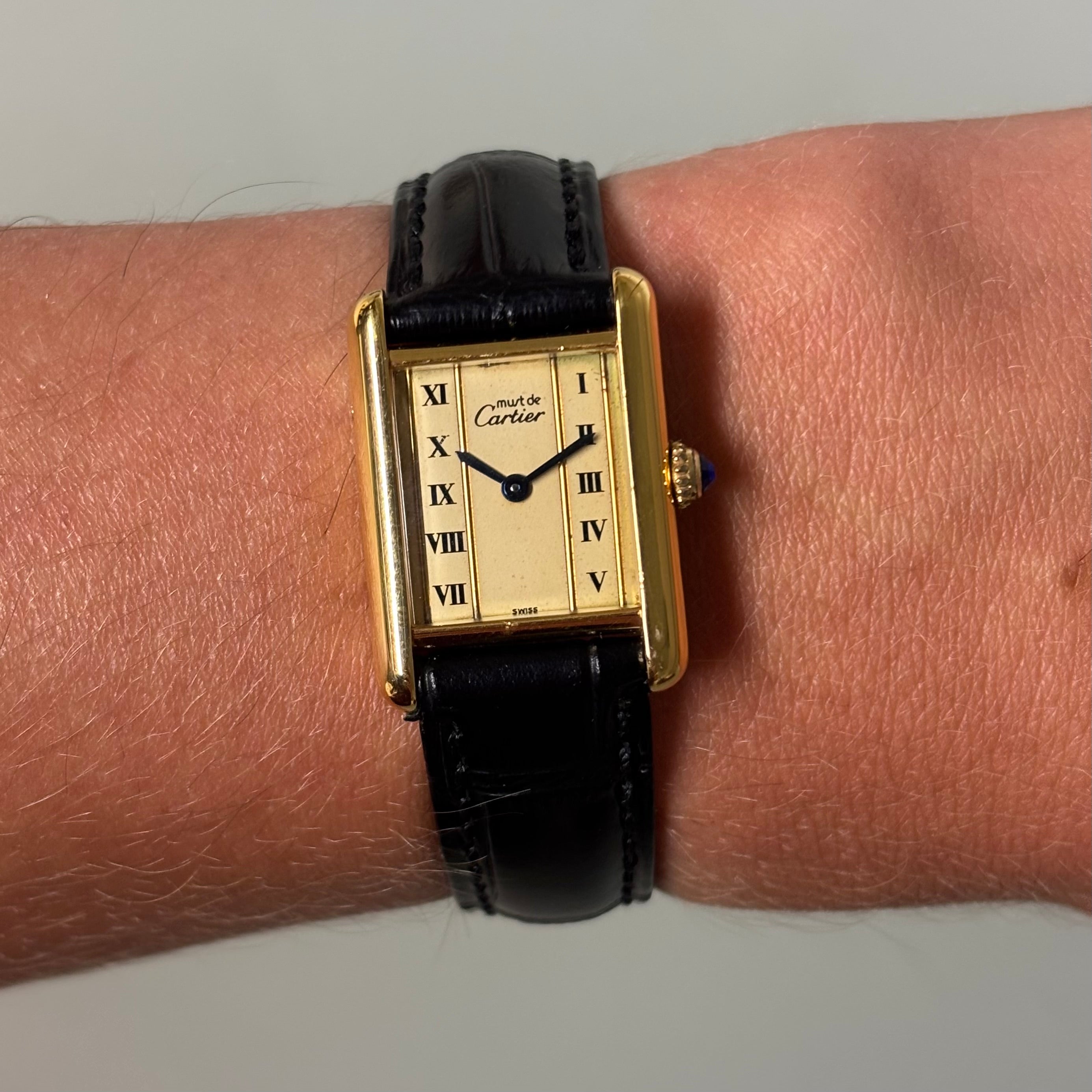 Cartier Tank PM Roman Full Set