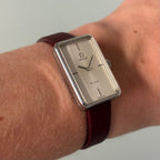 Omega De Ville NOS Tank – Double Signed Silver Dial