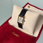 Cartier tank PM Opaline dial quartz